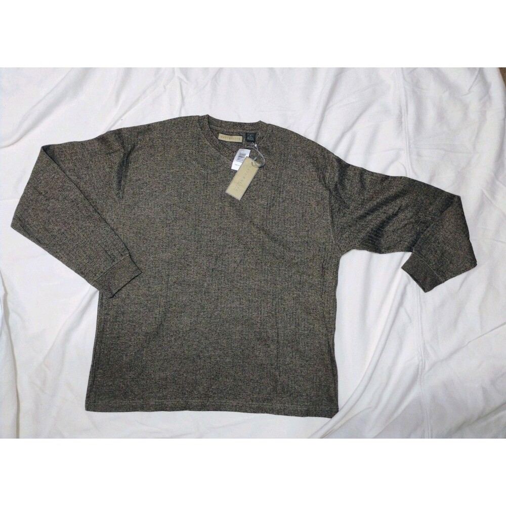 NWT Sz XL Men's Naturalife thick Long-Sleeved 100% Cotton Pullover